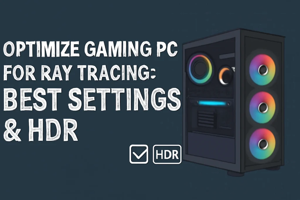 how to optimize gaming pc for ray tracing