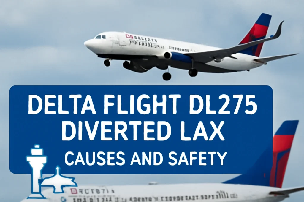 delta flight dl275 diverted lax