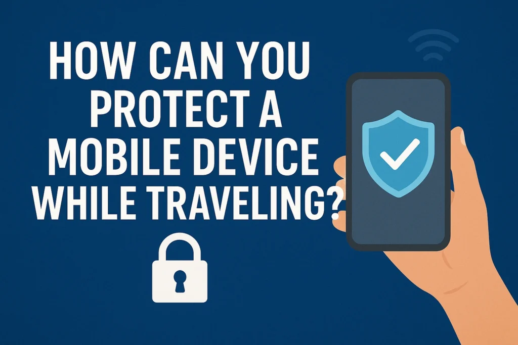 how can you protect a mobile device while traveling